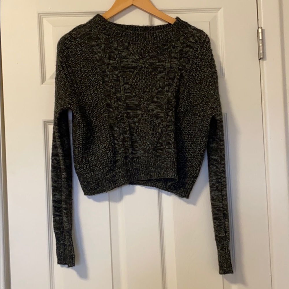 Arizona Green Cropped Sweater